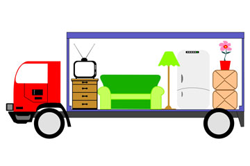 a furniture moving truck