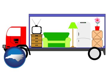 furniture mover with North Carolina icon