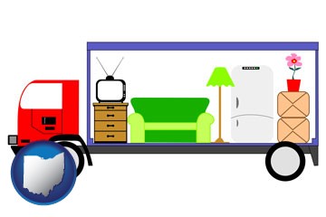 furniture mover with Ohio icon