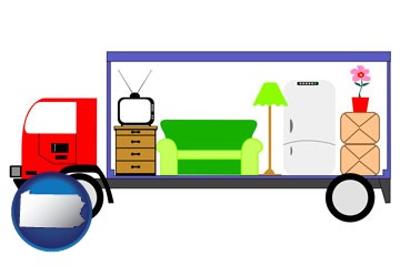 furniture mover with Pennsylvania icon