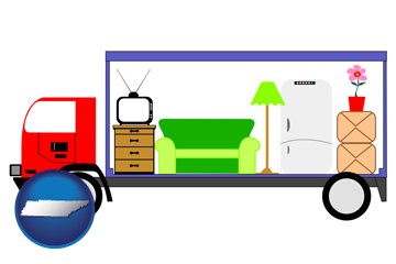 furniture mover with Tennessee icon