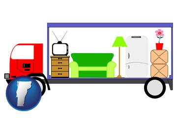furniture mover with Vermont icon